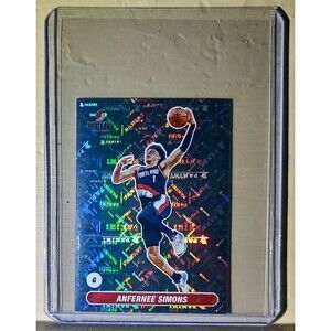 2023-24 Anfernee Simons Panini NBA Basketball #439 Sticker Trail Blazers